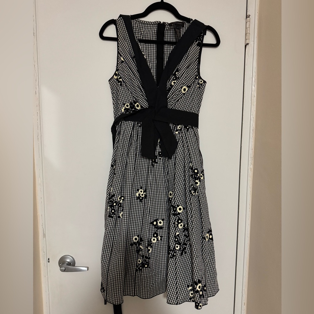 Marc Jacob’s Gingham Floral Dress